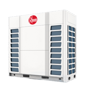 Rheem Commercial VRF System Outdoor Unit (Large White Modular Cabinet with Louvers, SAVR Series) - High-capacity, multi-zone VRF for large commercial HVAC projects, supplied by EINSPOT Solutions in Nigeria.
